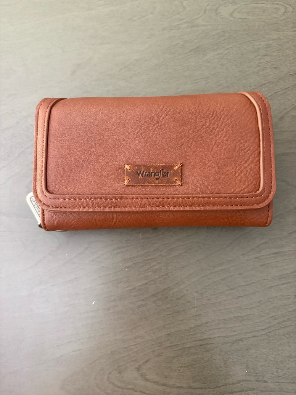 Wrangler Tan Brown Trifold Women's Wallet